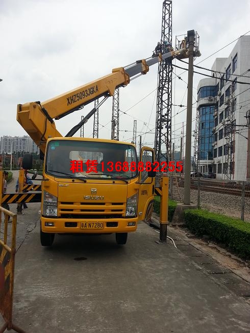 電網高空作業車出租案例